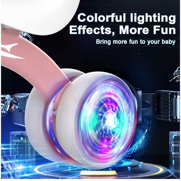 NIB Pink Kids Balance Bike with LED Wheels - Picture 3 of 4